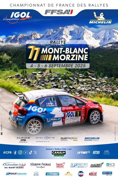 77 ème rallye morzine mont blanc