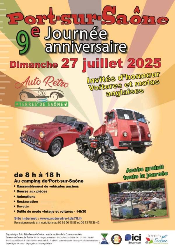 9eme journée anniversaire auto retro terres de Saône 
