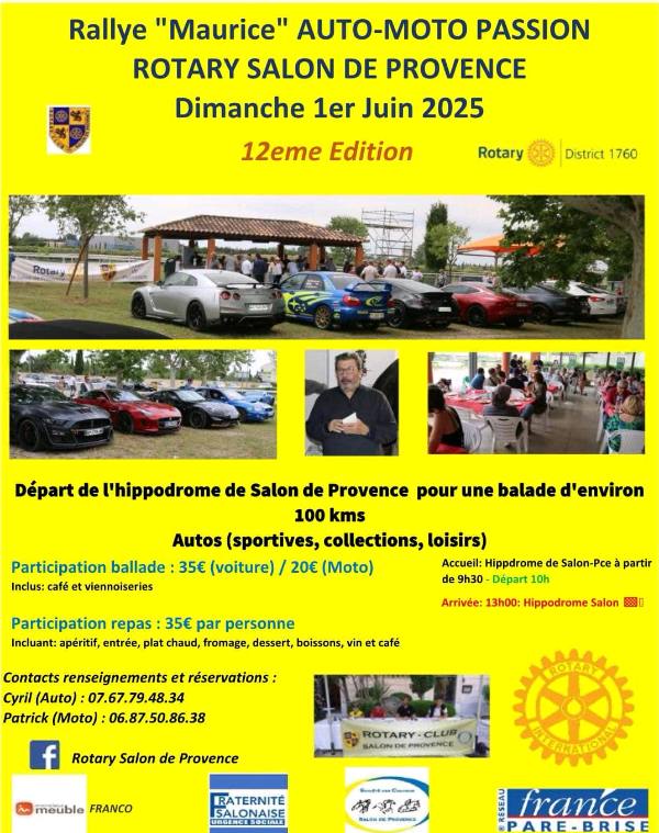 rallye Maurice et exposition salon en.provence