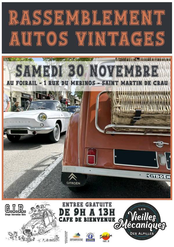 Évènement : Gir rassemblement autos vintage