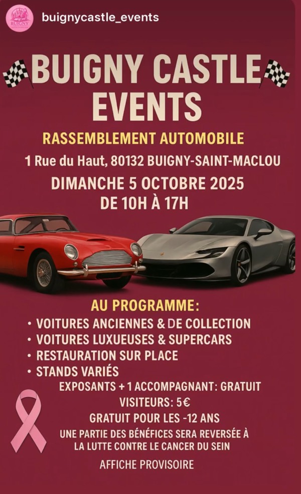 Buigny castle évents
