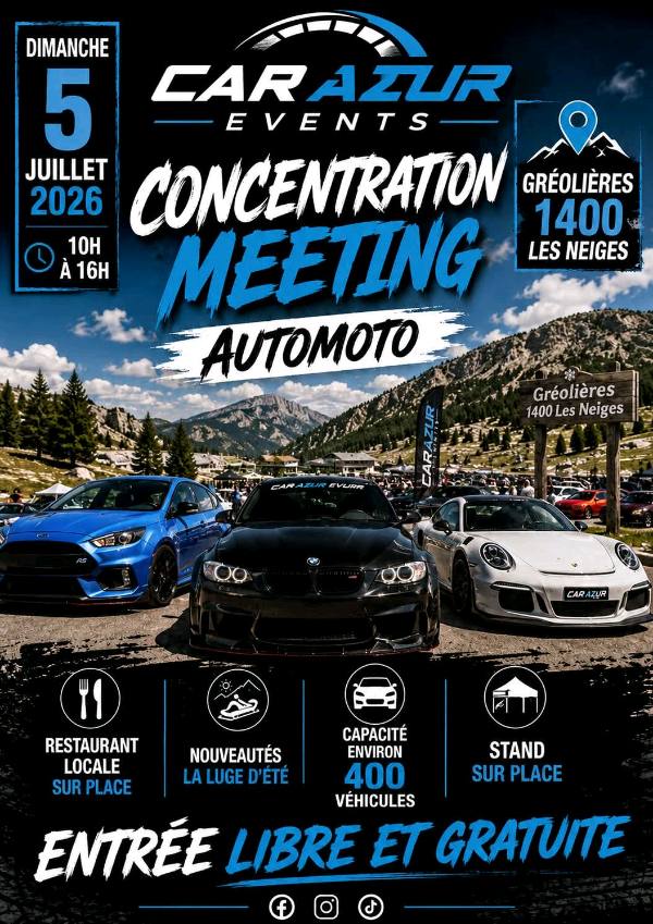 Concentration meeting auto moto concentration meeting auto moto