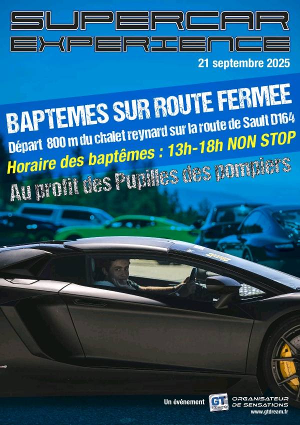 baptêmes sur route fermée