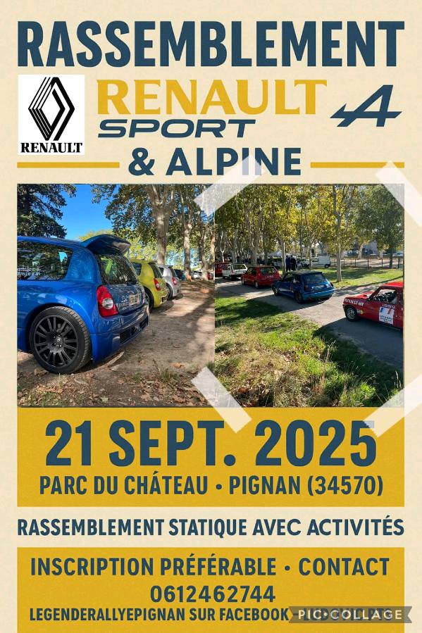rassemblement Renault et alpine