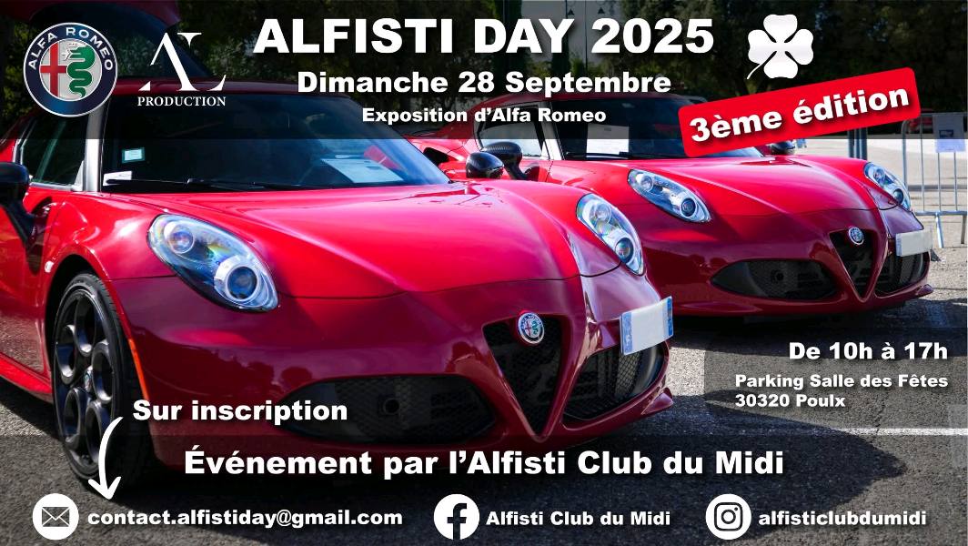 Évènement : 3eme édition alfisti Day 2025