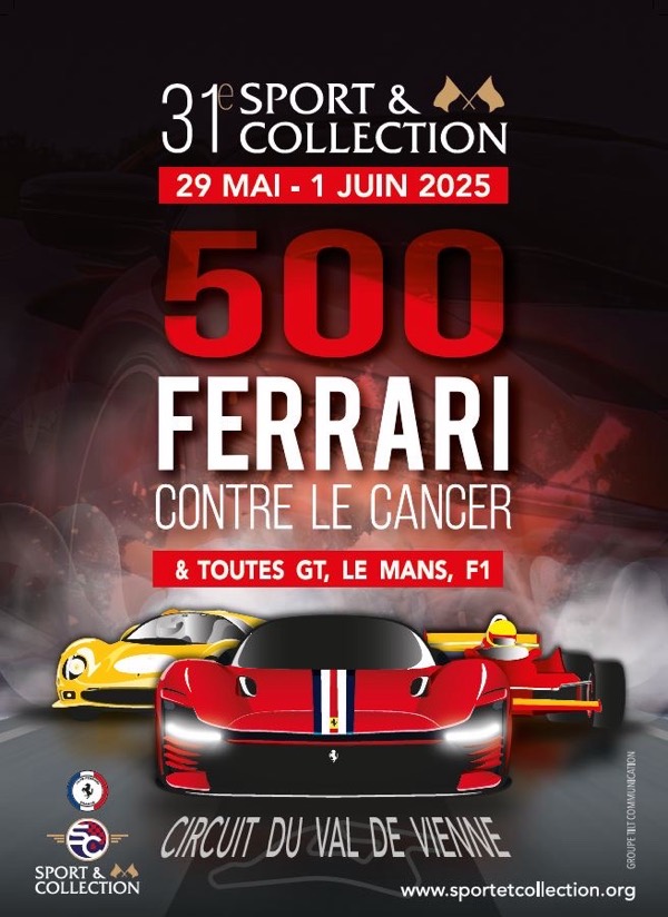 500 Ferrari contre le cancer