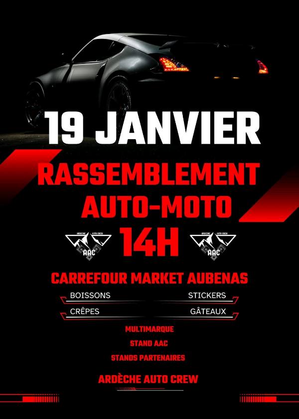 rassemblement auto moto aubenas