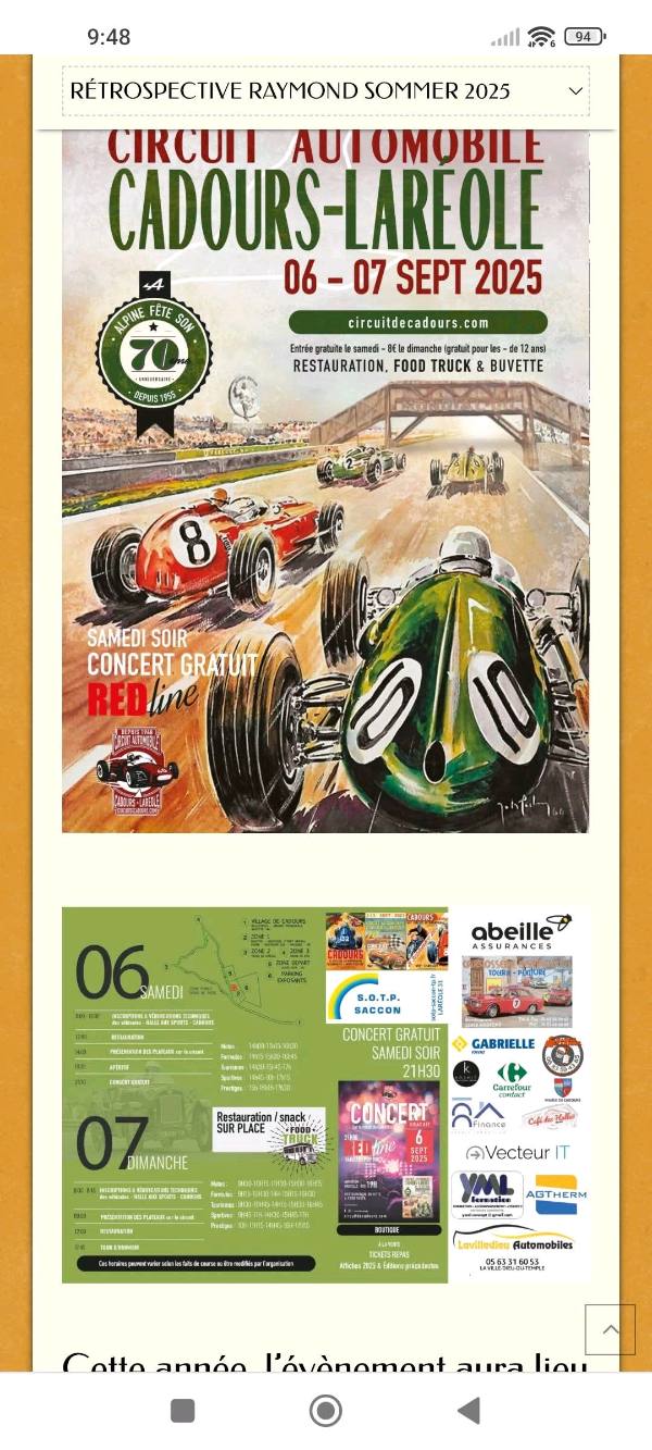 circuit automobile Cadours lareole