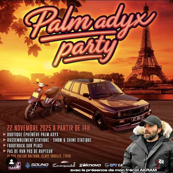 palm adyx party
