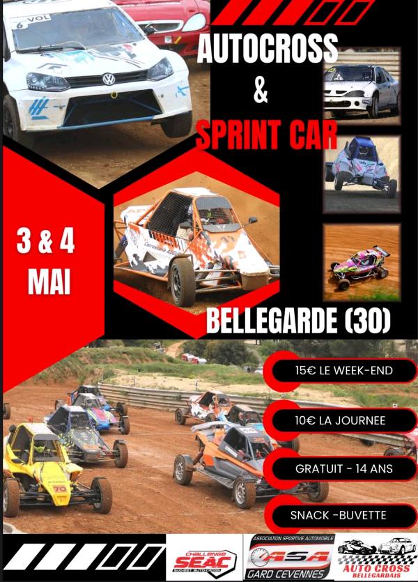 autocross et Sprint car bellegarde