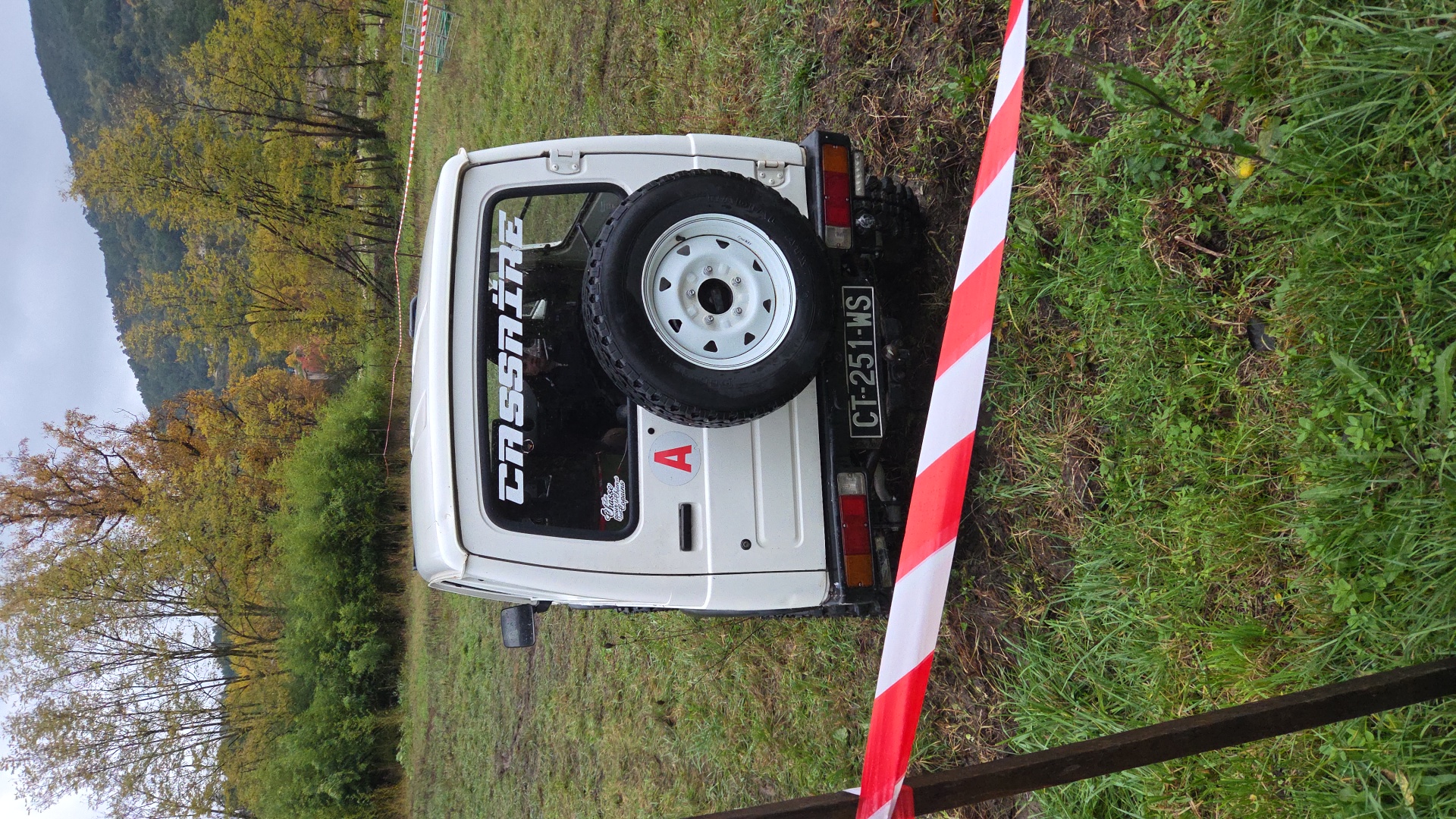 Véhicule capturé pour 4x4 en cevennes 