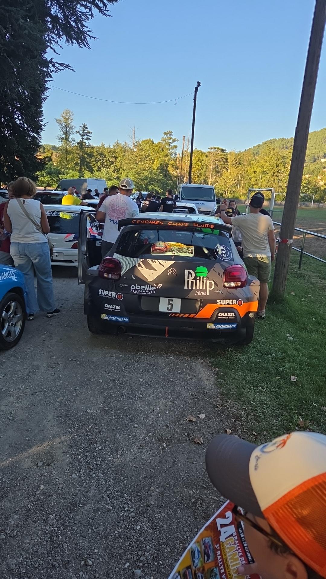 Véhicule capturé pour 24eme rallye des camisard et vhc 