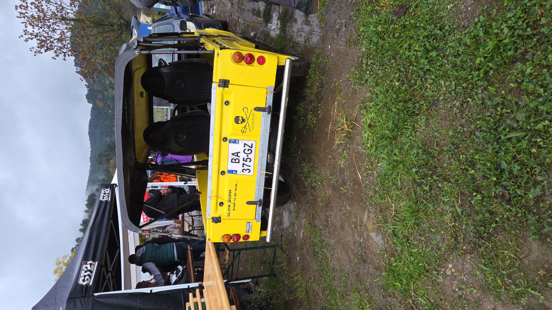 Véhicule capturé pour 4x4 en cevennes 