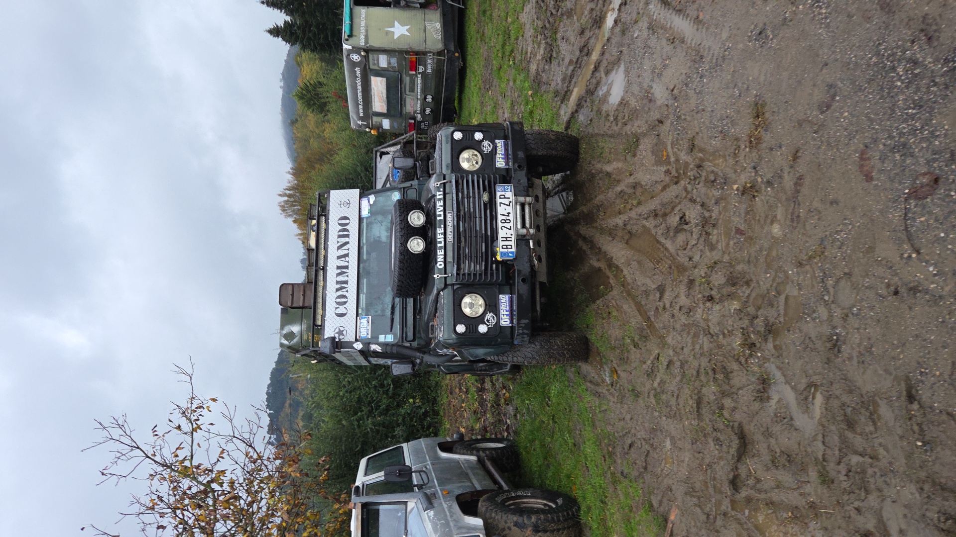 Véhicule capturé pour 4x4 en cevennes 