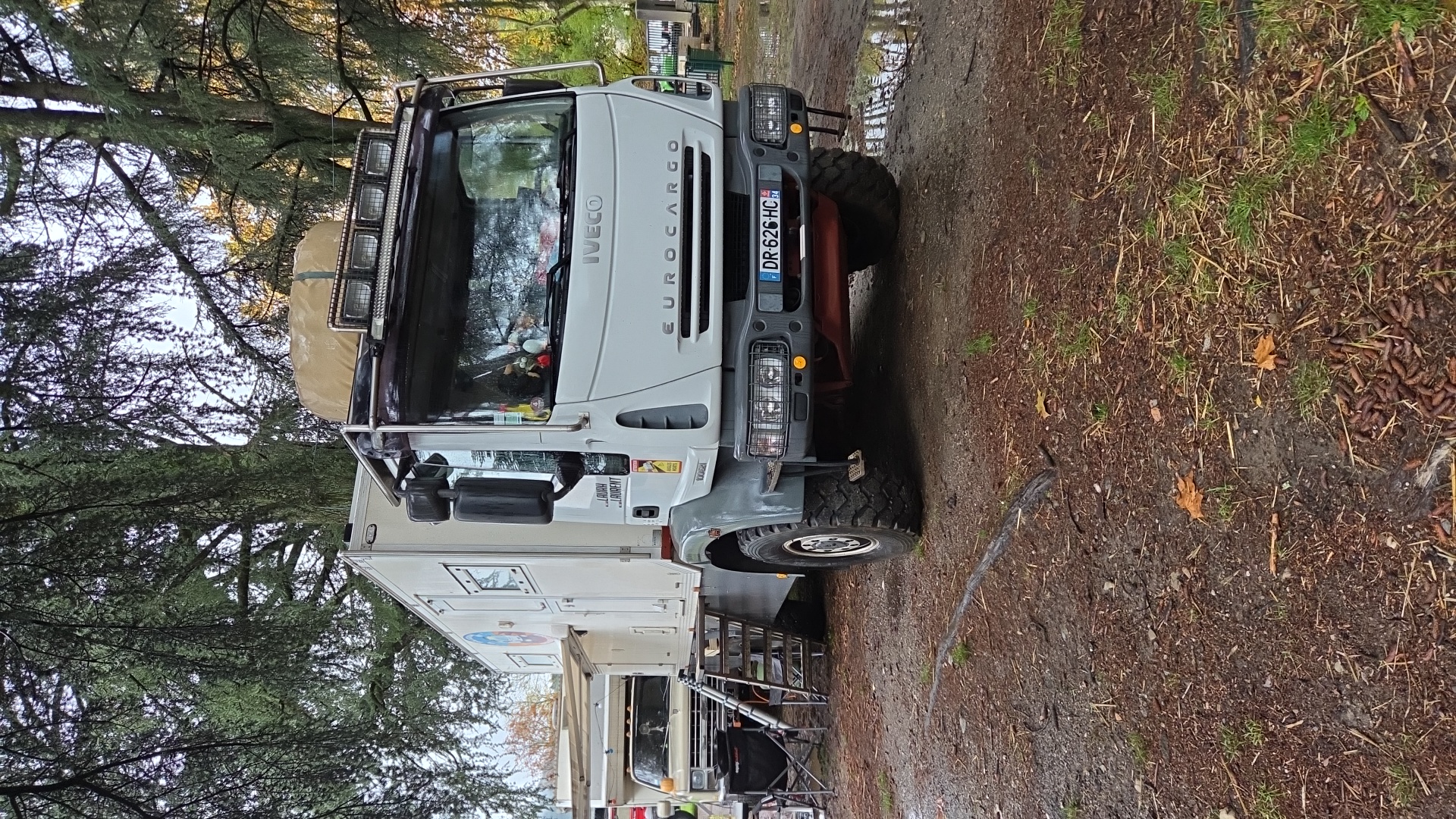 Véhicule capturé pour 4x4 en cevennes 