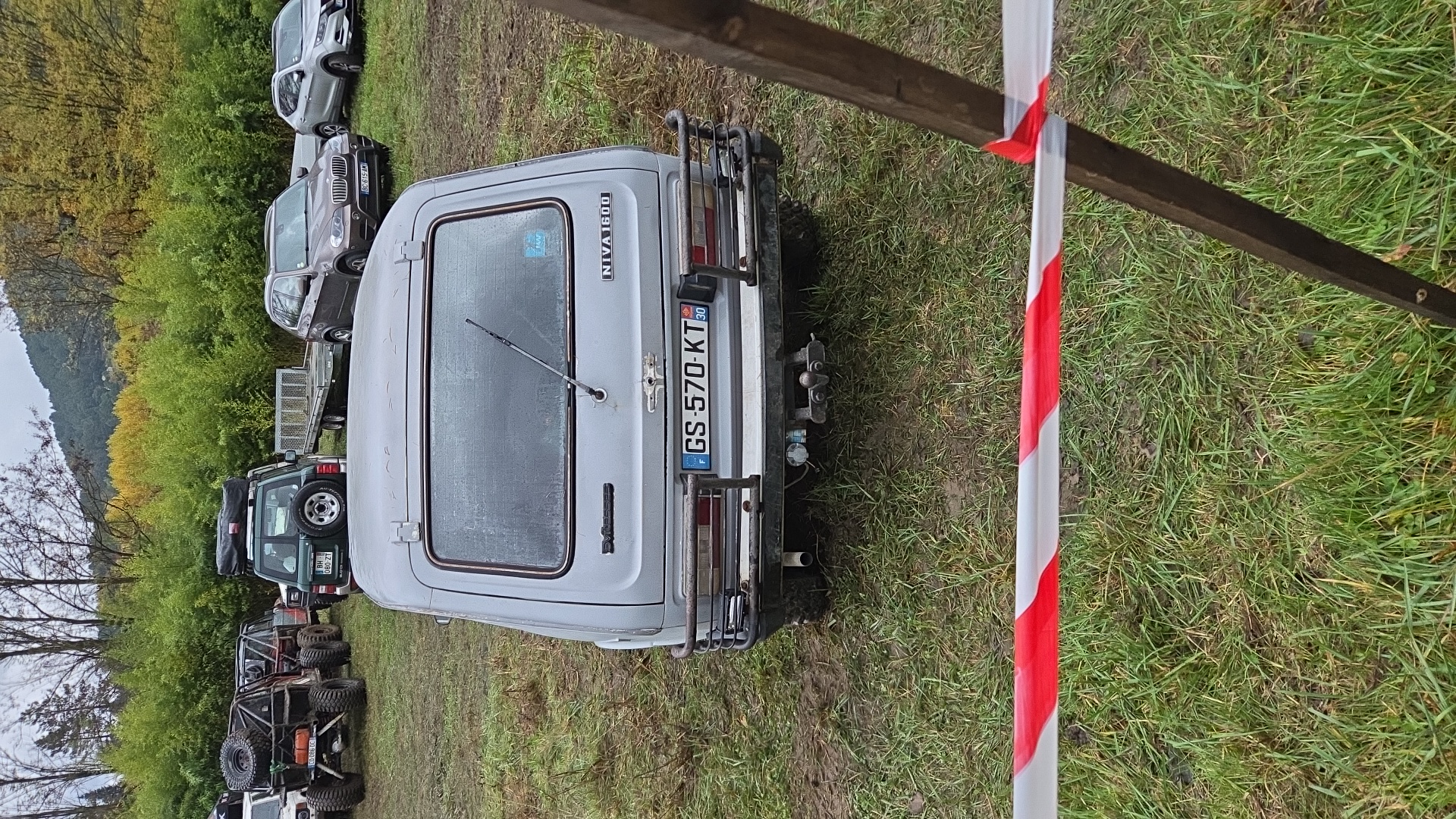 Véhicule capturé pour 4x4 en cevennes 