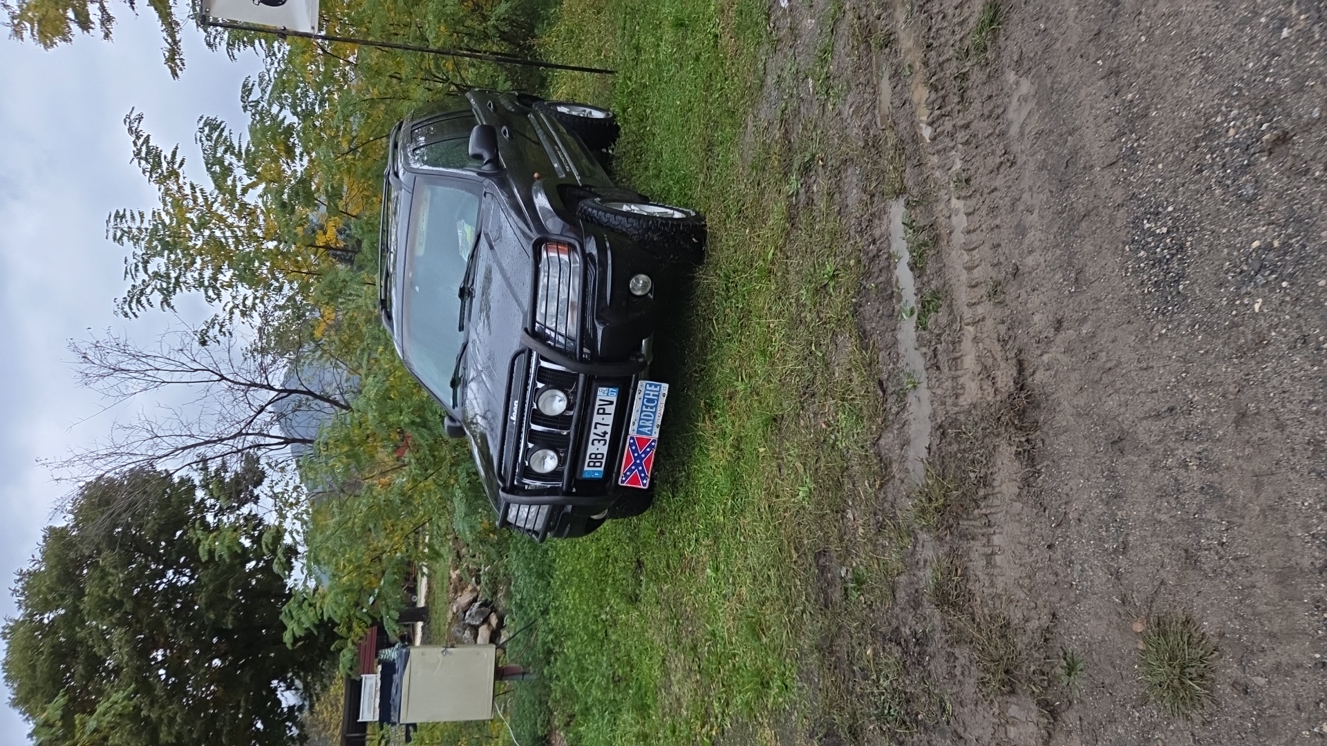 Véhicule capturé pour 4x4 en cevennes 