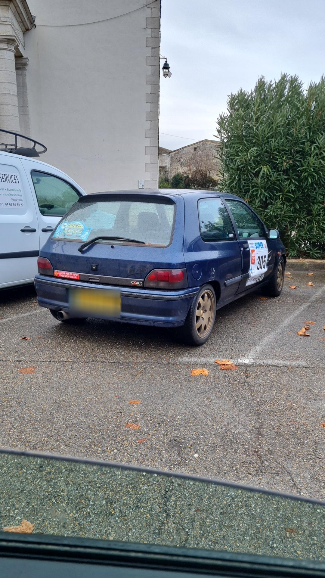 Véhicule capturé pour Rallye cigalois decembre