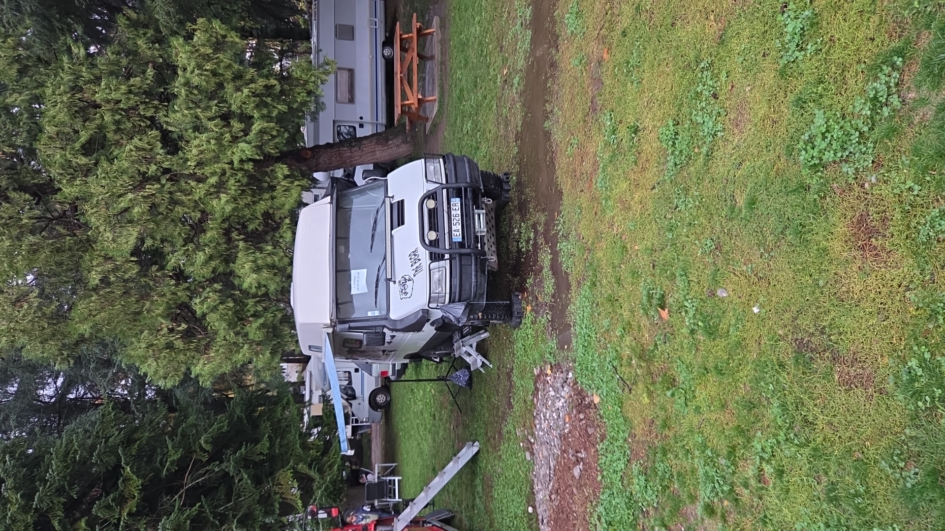 Véhicule capturé pour 4x4 en cevennes 