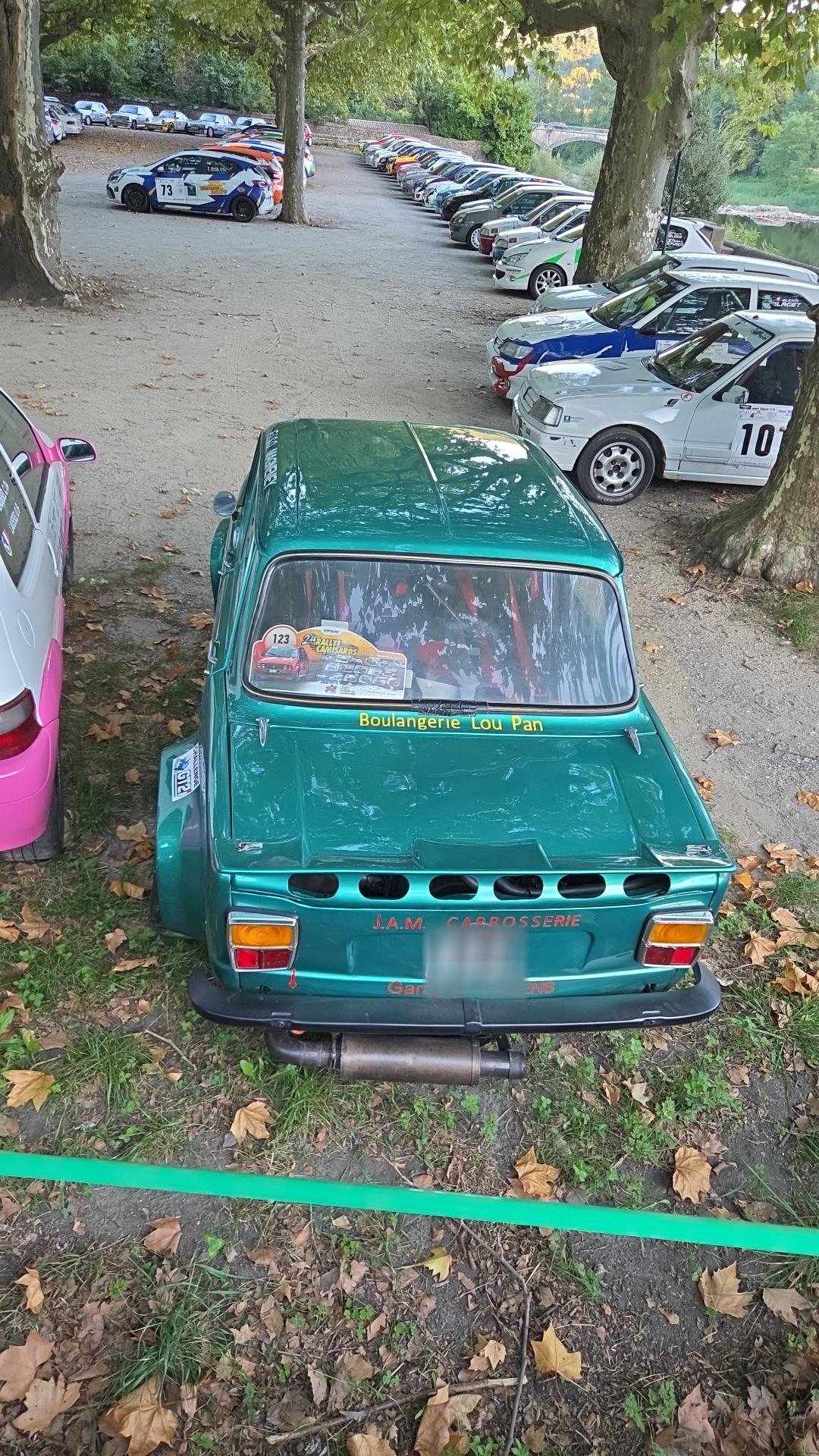 Véhicule capturé pour 24eme rallye des camisard et vhc 