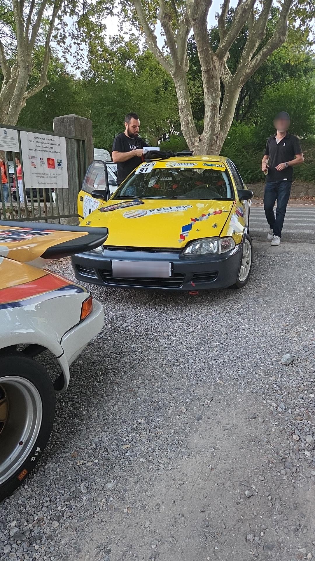 Véhicule capturé pour 24eme rallye des camisard et vhc 