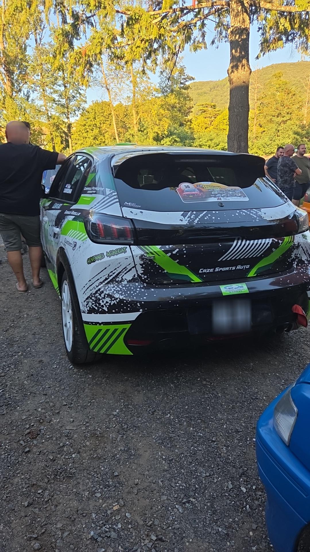 Véhicule capturé pour 24eme rallye des camisard et vhc 
