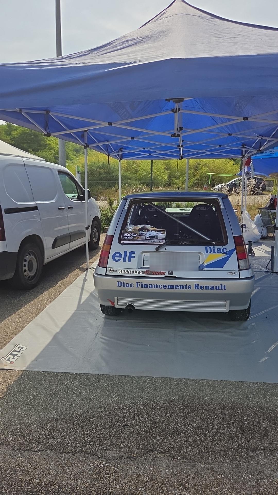 Véhicule capturé pour Rallye du gard ales agglomération 